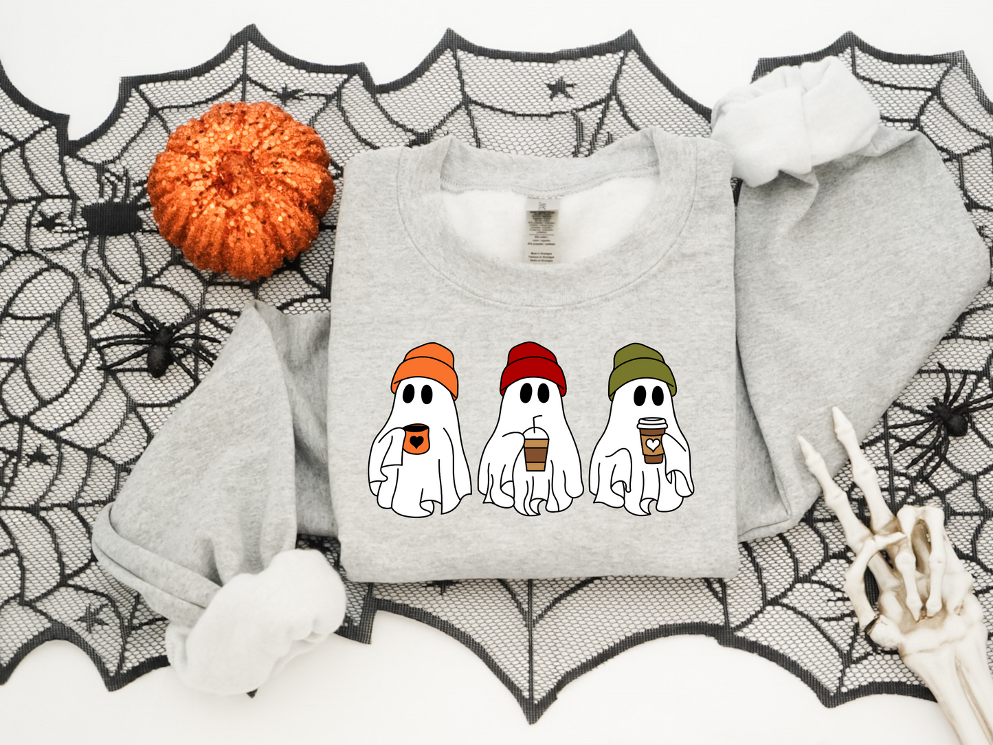 Ghosts sippin coffee - Spooky 2024 🖤