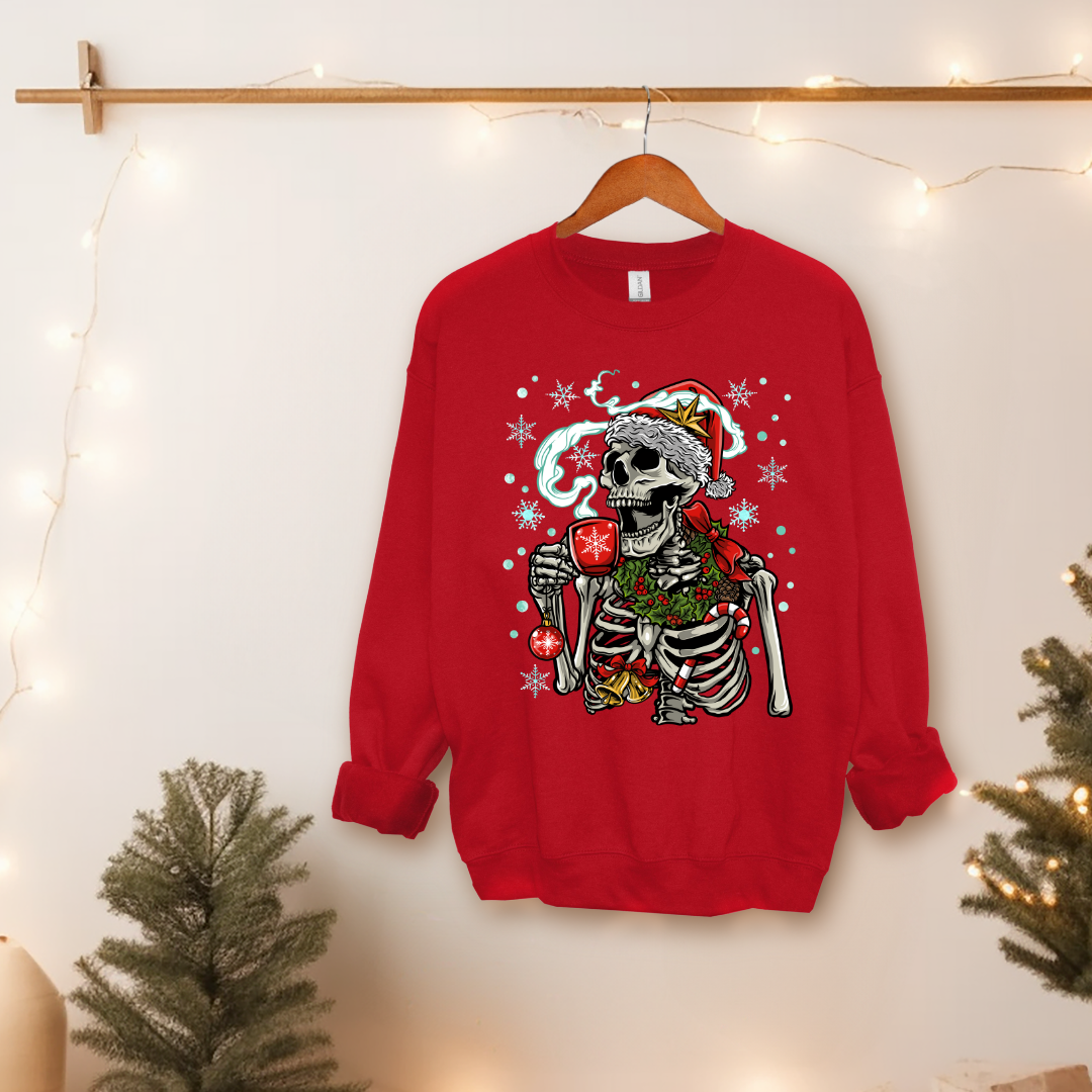 Christmas Skelton Crewneck- 2023