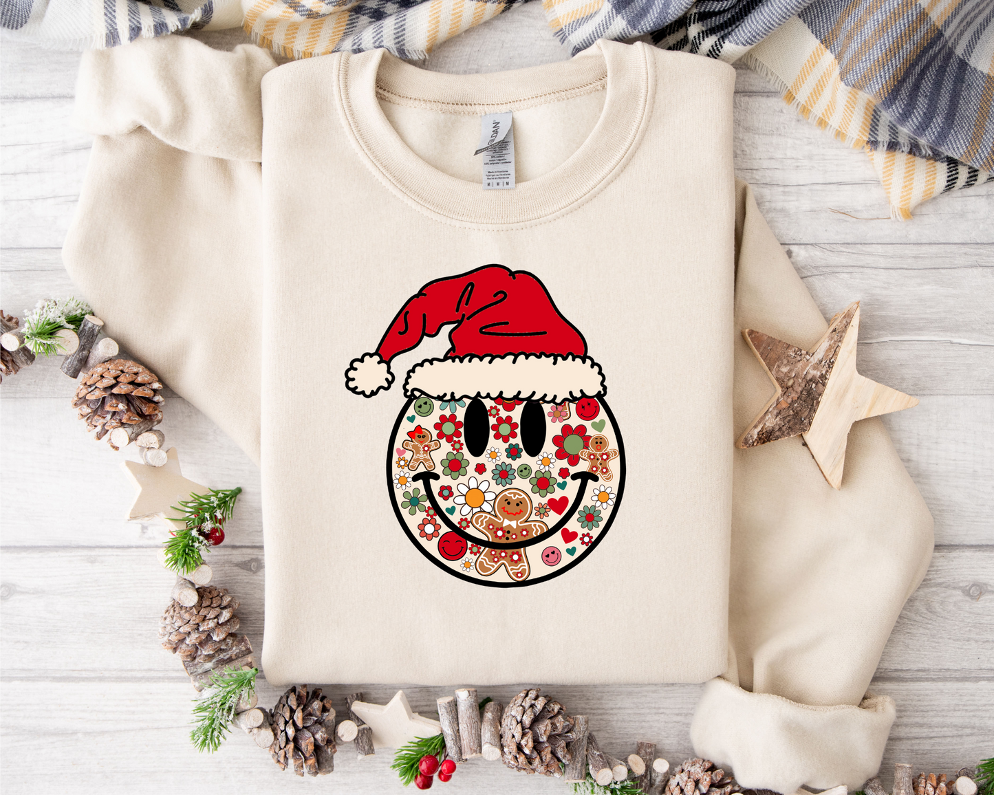 Christmas Smiley Face- 2024🤍