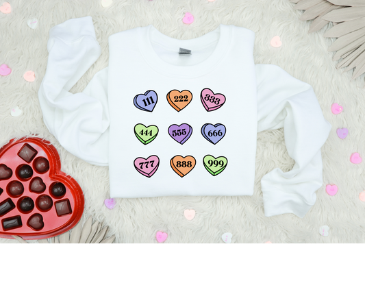 Angel number candy hearts- the Valentines Day Collection 2024 ♡