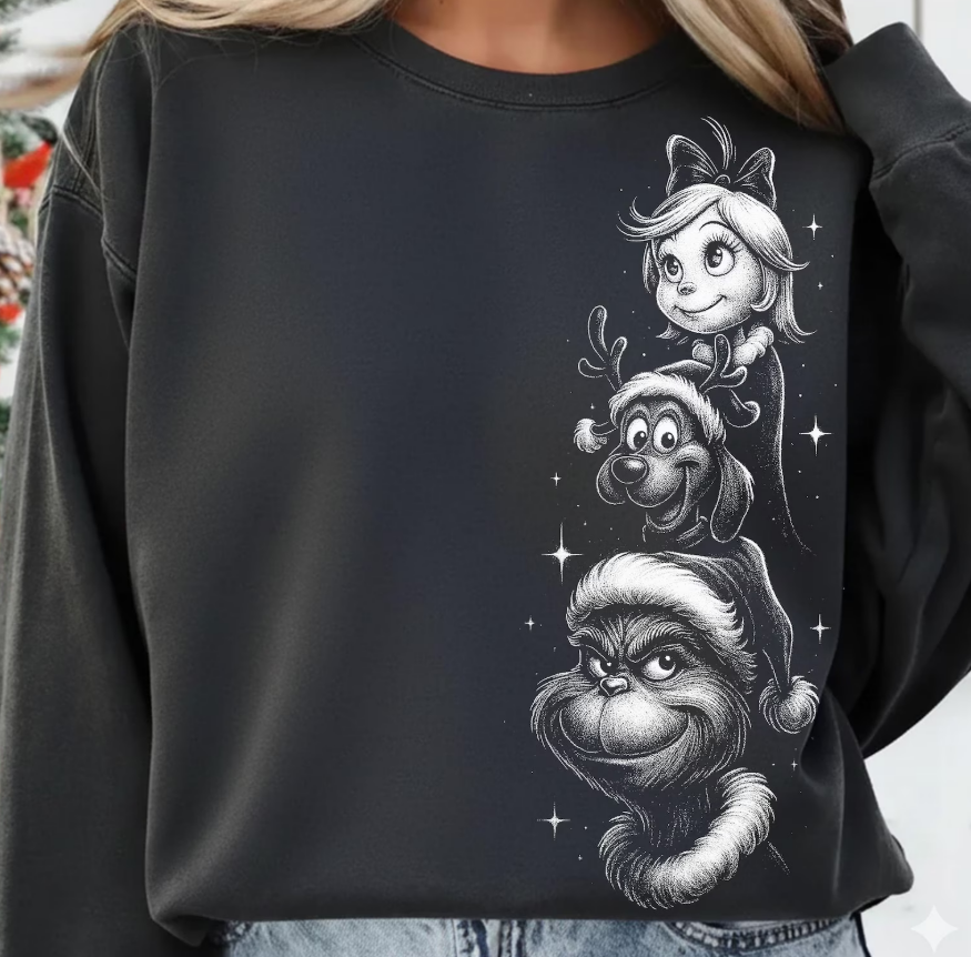 Vintage Green Mean Guy with Friends- 2025