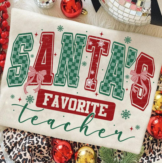 Santa’s favorite teacher- 2025