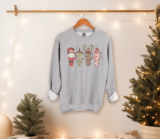 Holiday cups Crewneck- 2023