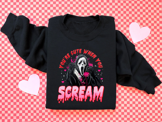 You're cute when you scream ♡- spooky valentines