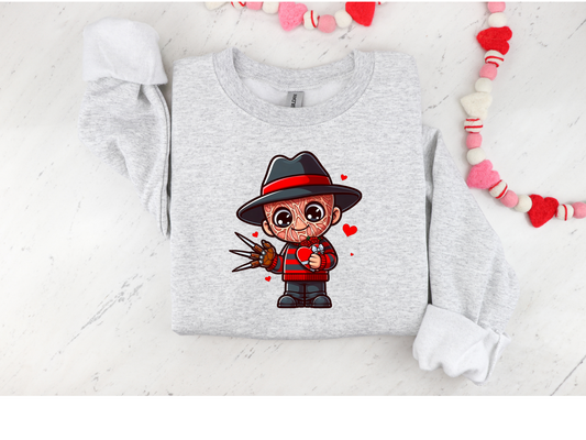 Freddy Chibi edition crewneck ♡- spooky valentines