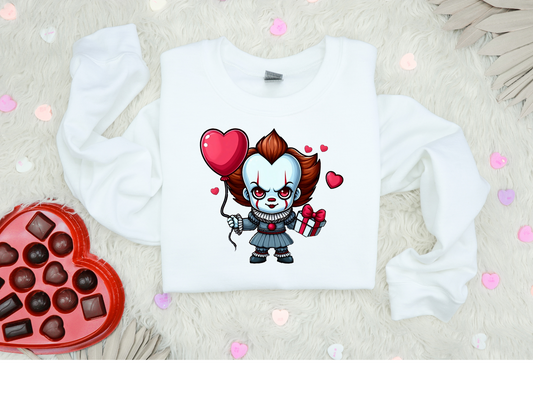 Pennywise Chibi edition crewneck ♡- spooky valentines