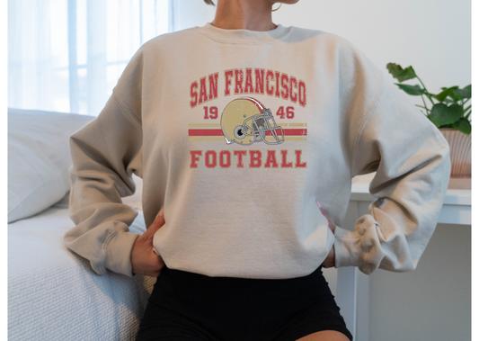 Vintage 49er Crewneck- Football collection