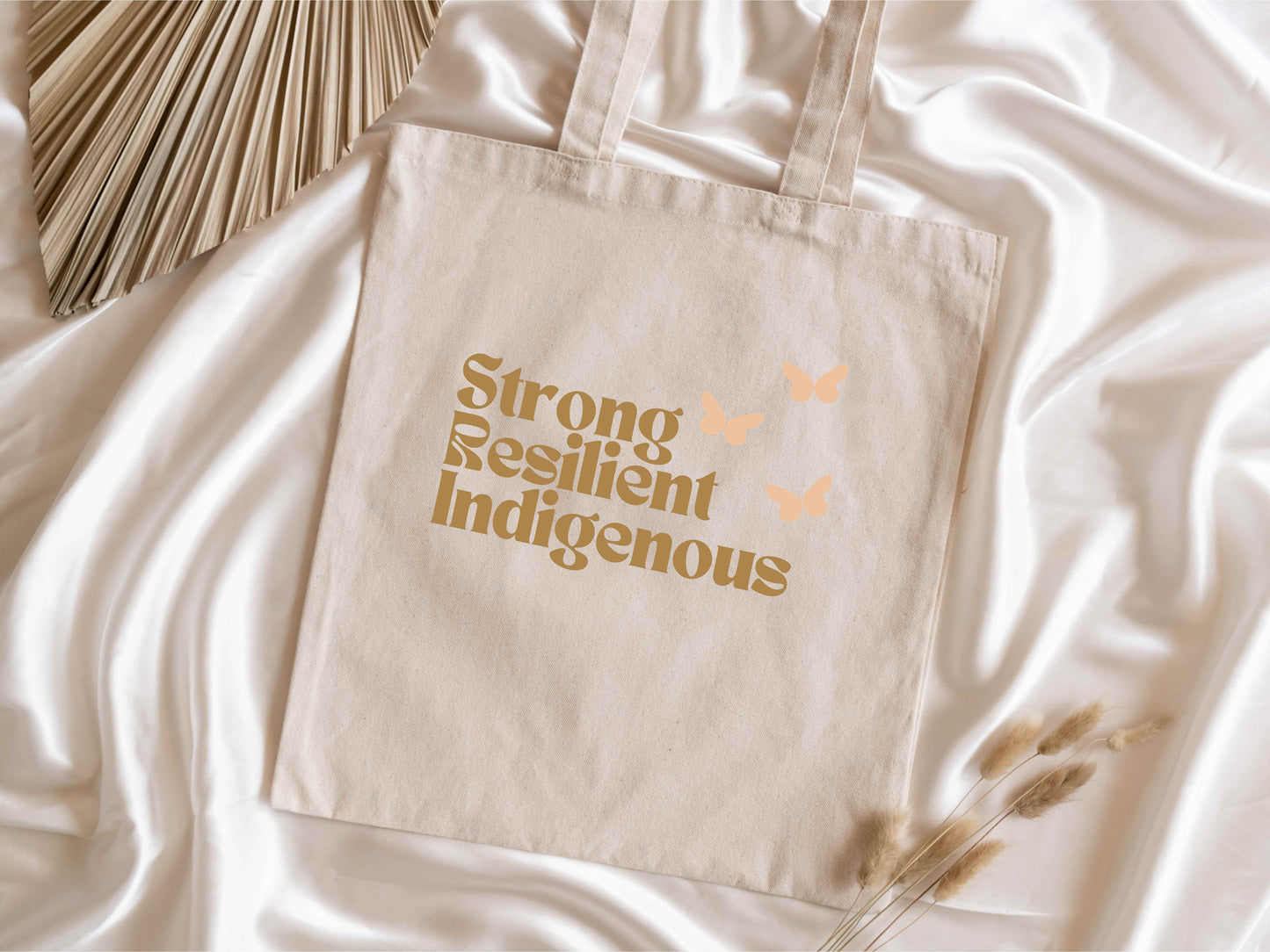 Strong Resilient Indigenous tote bag