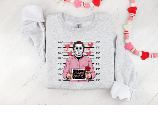 Michael Myers Crewneck- the Valentines Day Collection 2024 ♡