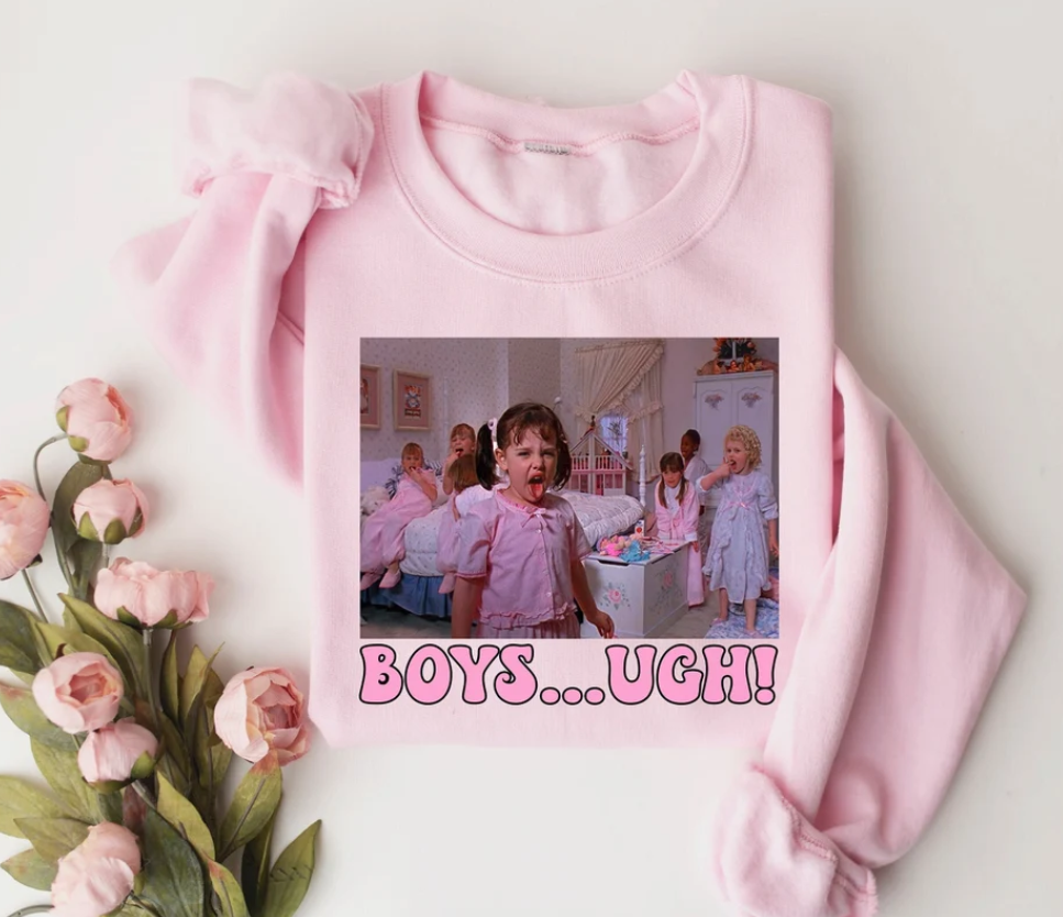 Boys... UGH  Crewneck- the Valentines Day Collection 2024 ♡