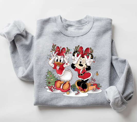 Minnie Daisy Christmas Crewneck- 2023