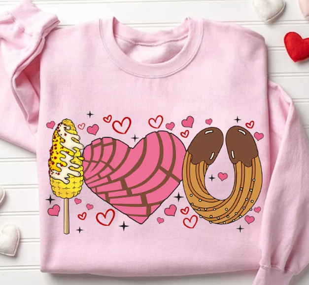 Conchas I Love You Crewneck- the Valentines Day Collection 2024 ♡