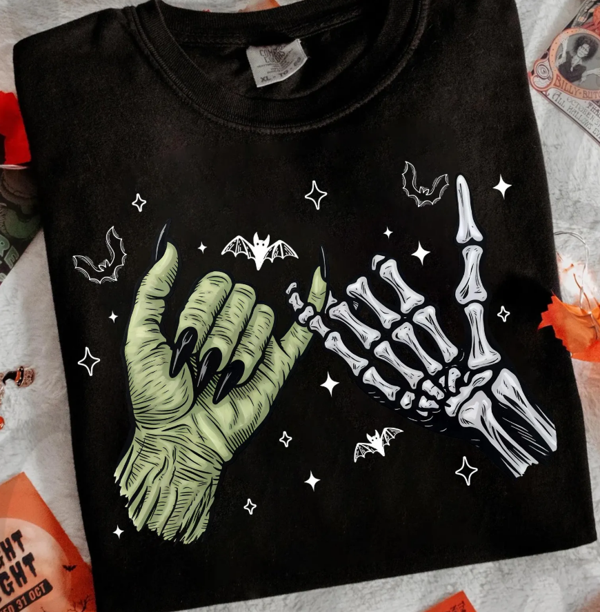 Skelton & Witch Hand