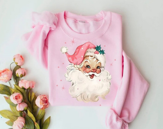 Pink Santa Crewneck- 2023