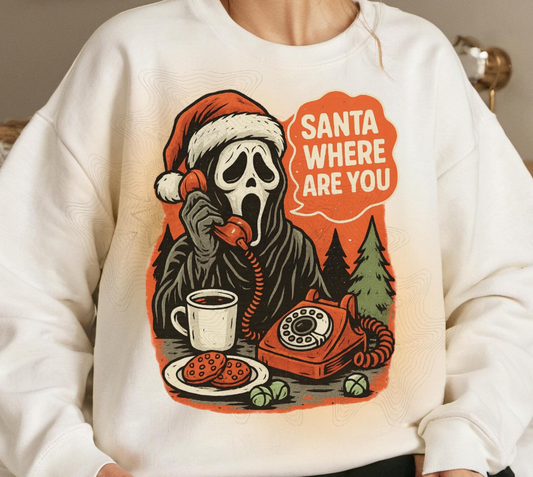 Santa where are you? Ghost face- 2025