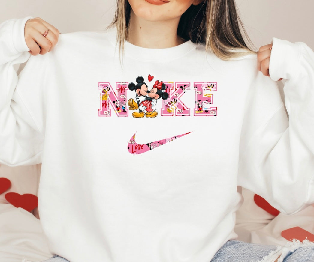 Valentines Mickey & Minnie Crewneck- 2023